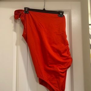 Michael Kors off the shoulder swimsuit. XL